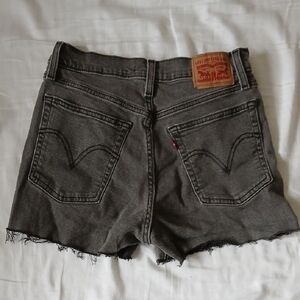 Levi's High-Waist Wedgie Straight Denim Shorts 29
